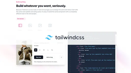 tailwind css framework hexabit web design